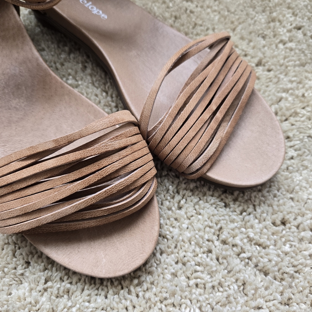 Antelope Tan Leather Sandals Womens EU 38 US 7-7.5 - Picture 8 of 9
